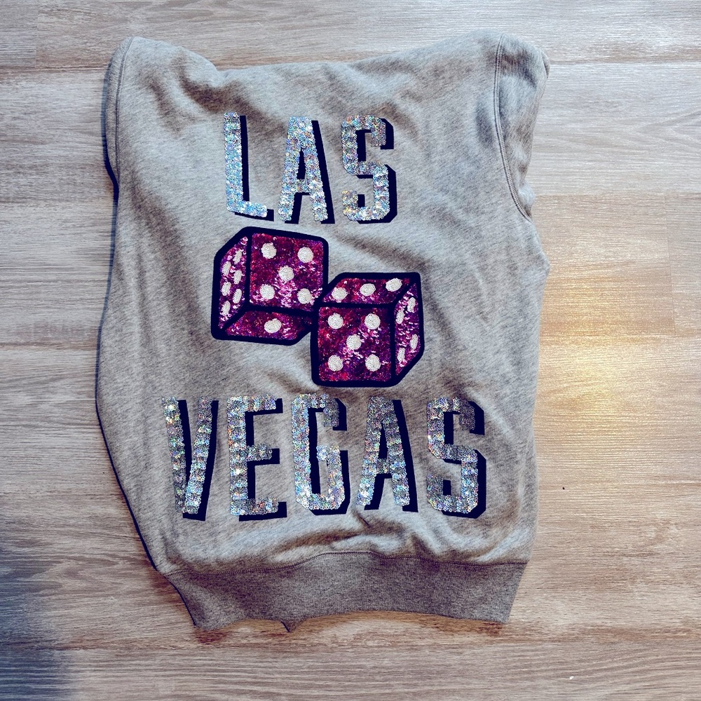 PINK by Victoria’s Secret Sequin Las Vegas Sweatshirt